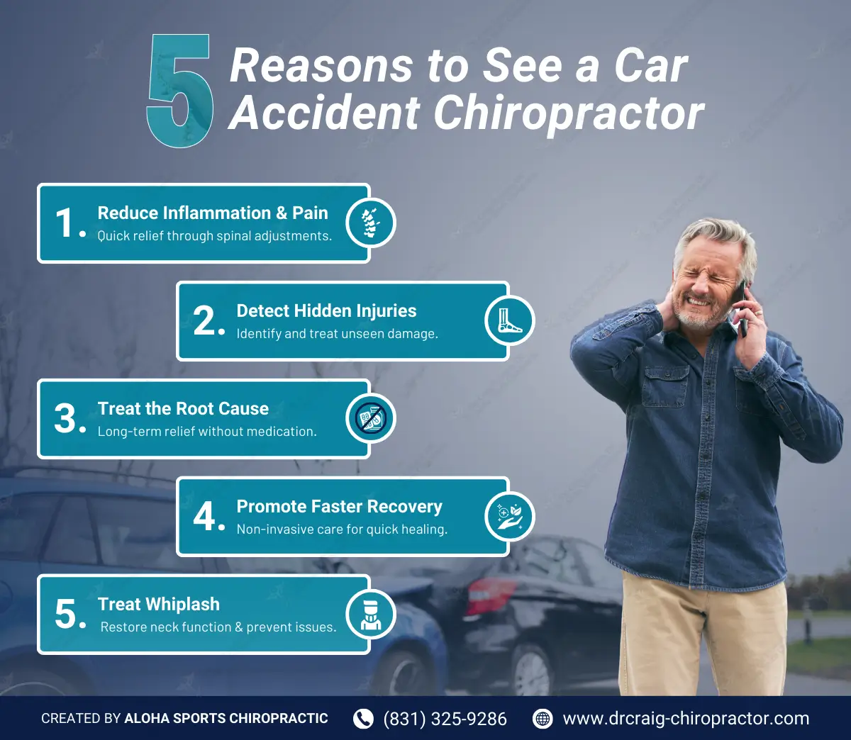 5 Reasons You Should See a Car Accident Chiropractor